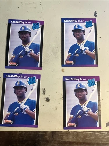 Ken Griffey Jr. Ungraded Card Lot(12)89DonrussFleer90 UD/Topps/Fleer/Score