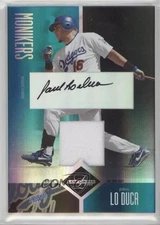 2004 Leaf Limited Monikers Jerseys Signatures /25 Paul Lo Duca #122 Auto
