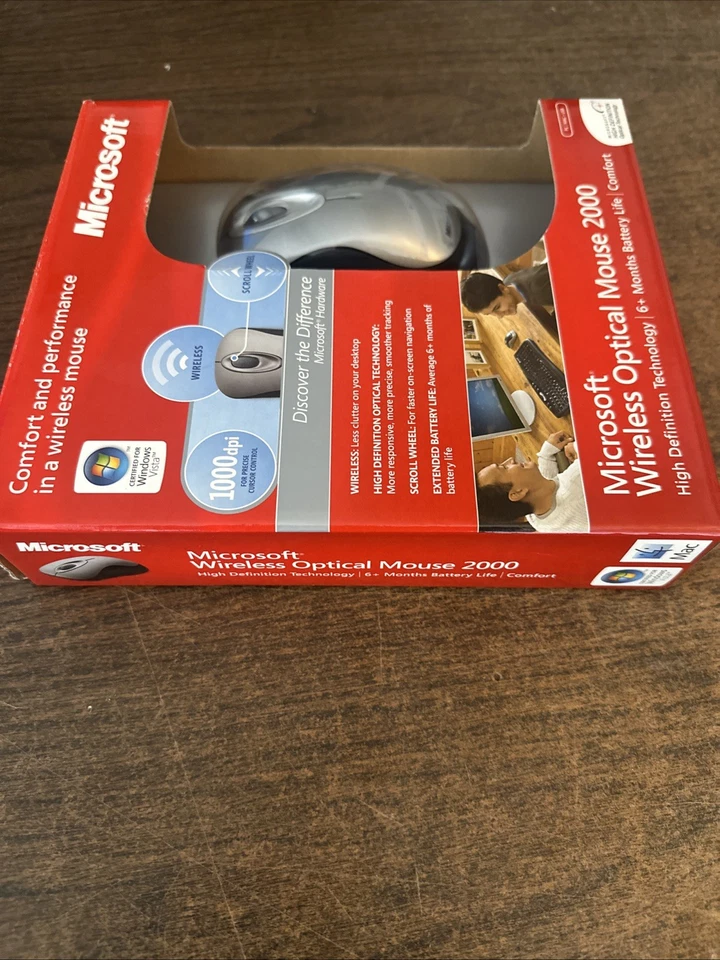 Microsoft Wireless Mouse 2000 Model 1416 / 1423 Receiver - BLUETrack LED. New - Image 4 of 4