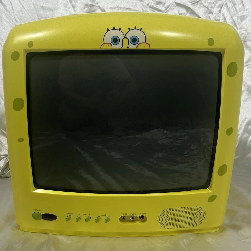 SpongeBob CRT (SB315) MINT CONDITION WITH BOX, REMOTE & INSERTS (READ DESC) - Image 3 of 4