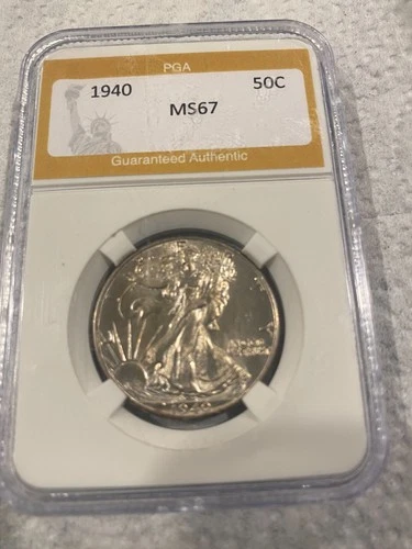 1940 WALKING LIBERTY HALF DOLLAR MS 67