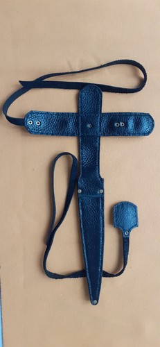 Excluded knives!Leather sheath.Suitable for Fairbairn Sykes Commando dagger L18. - 第 3/18 張圖片