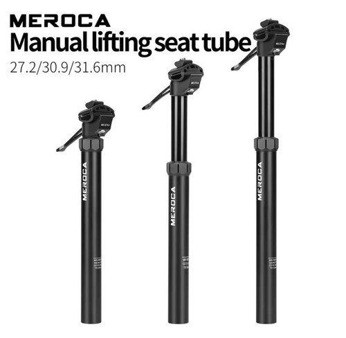 Dropper Seatpost MEROCA MTB 30.9/31.6mm Hydraulic Adjustable Mountain Bike Post - Picture 6 of 13