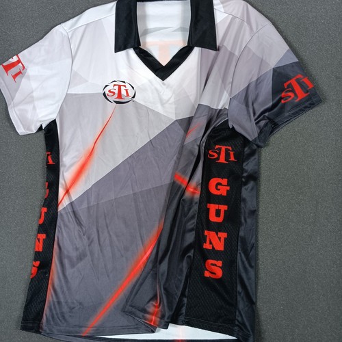 STI / Staccato Firearms hellgrau Kurzarm Team Trikot Shirt Herren XL - Bild 3 von 9