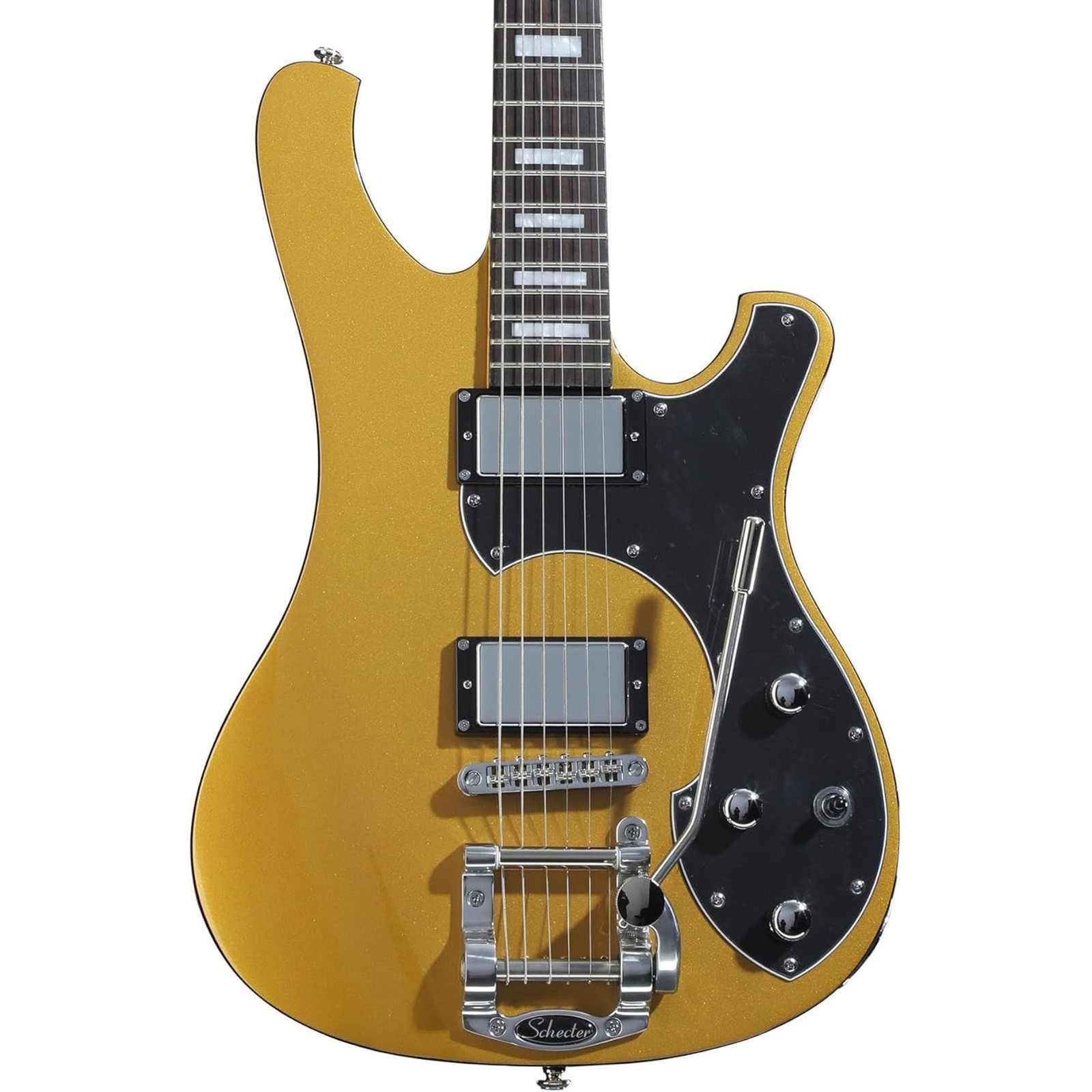 Электрогитара Schecter Stargazer 6 Vibrato - Золотой металлик