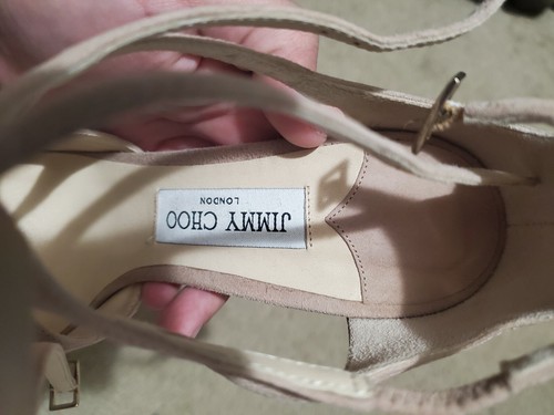 jimmy choo Lancer heels beige suede size 40 - Picture 7 of 7