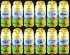 12 Wizard Automatic Spray Refill Tropical Citrus 5 oz See Note