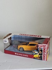 Jada Metal 1:24 Die Cast Bumblebee 2016 Chevrolet Camaro Transformers w/ Coin