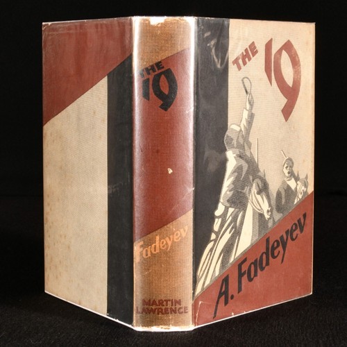 1929 The Nineteen A Fadeyev première édition économies britannique emballage poussière charques très rares