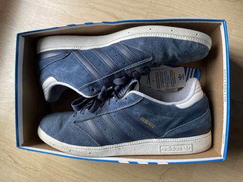 Adidas Busenitz Herren Skate Schuhe Vulc Mid Gr. US 11 1/2 Gebraucht In Navyblau - Bild 9 von 9