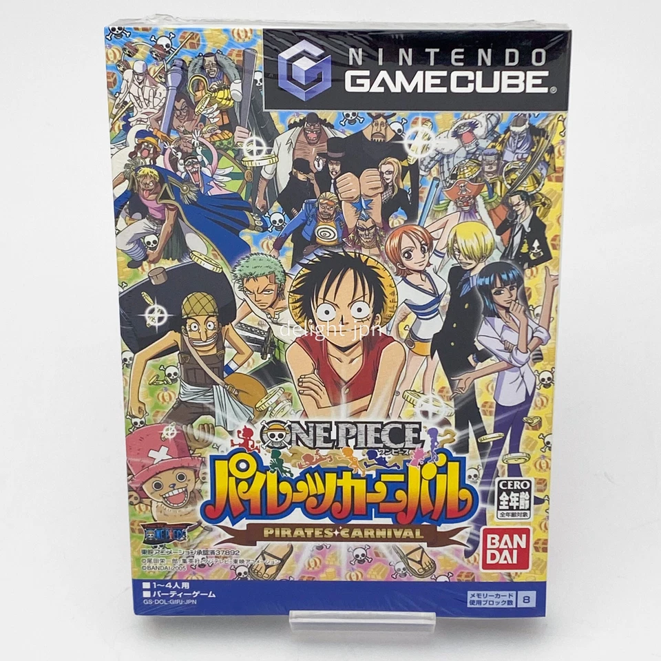 One Piece Pirates Carnival Nintendo Gamecube JAPAN IMPORT JAPANESE BANDAI SEALED - Image 2 of 4