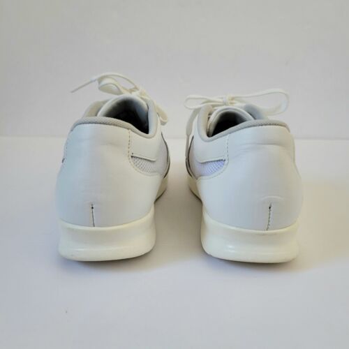 Women's SAS FT Mesh Walking Shoe Size 8 White Leather Lace Up Comfort Sneaker - Picture 4 of 9
