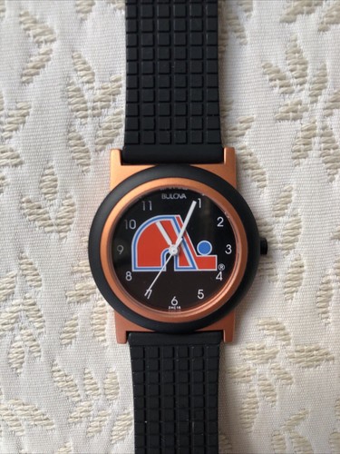 Quebec Nordic Bulova Uhr Sportstime Hockey Sport Team C869236 2HC16 selten - Bild 2 von 19