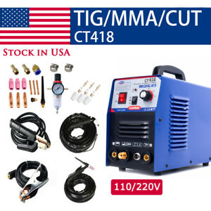 Plasma Cutter TIG Welding 3 Functions in one Machine 110v/220v Double voltage 