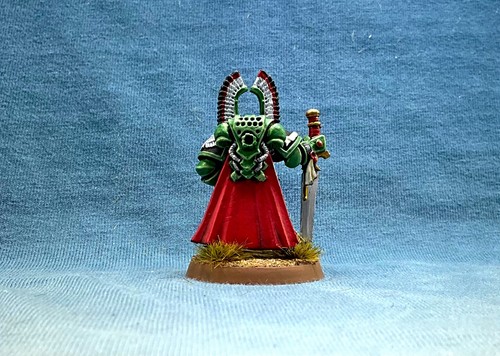 Warhammer 40k painted Space Marines Dark Angels Ultramarine Captain Metal SM097 - Picture 4 of 6