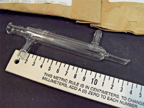 LOT of 3 - PYREX LIEBIG GLASS CONDENSER SEALED TUBE, 100mm JACKET, No. 2340 LAB - Picture 2 of 6
