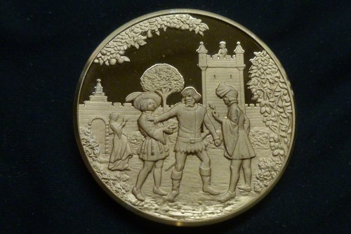 Chaucer and the Canterbury Tales Large Bronze Medallions by Pinches: See Menu - Picture 57 of 73