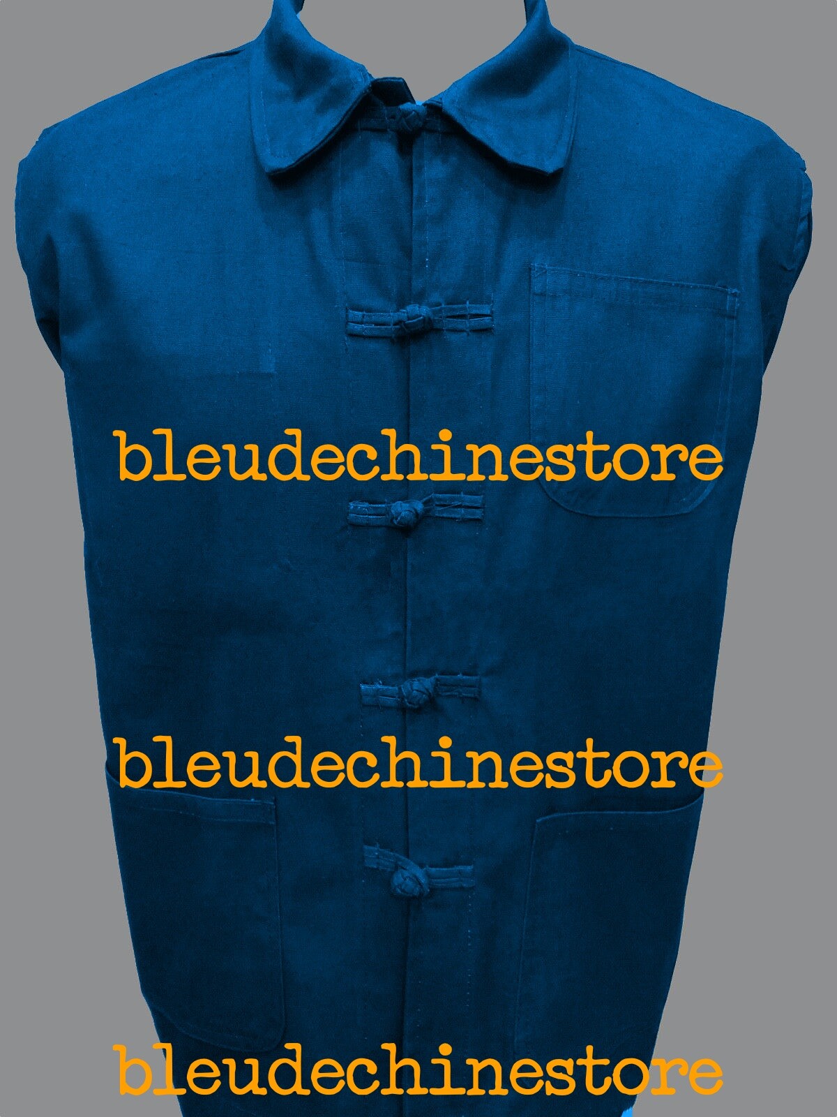 Costume Bleu de Chine Brut & Fixé Anticher Filou Shanghai toutes tailles - Photo 2/7