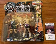 Rob Van Dam Hardcore Holly Signed AUTO WWE WWF Action Figure JSA Ultimate Match