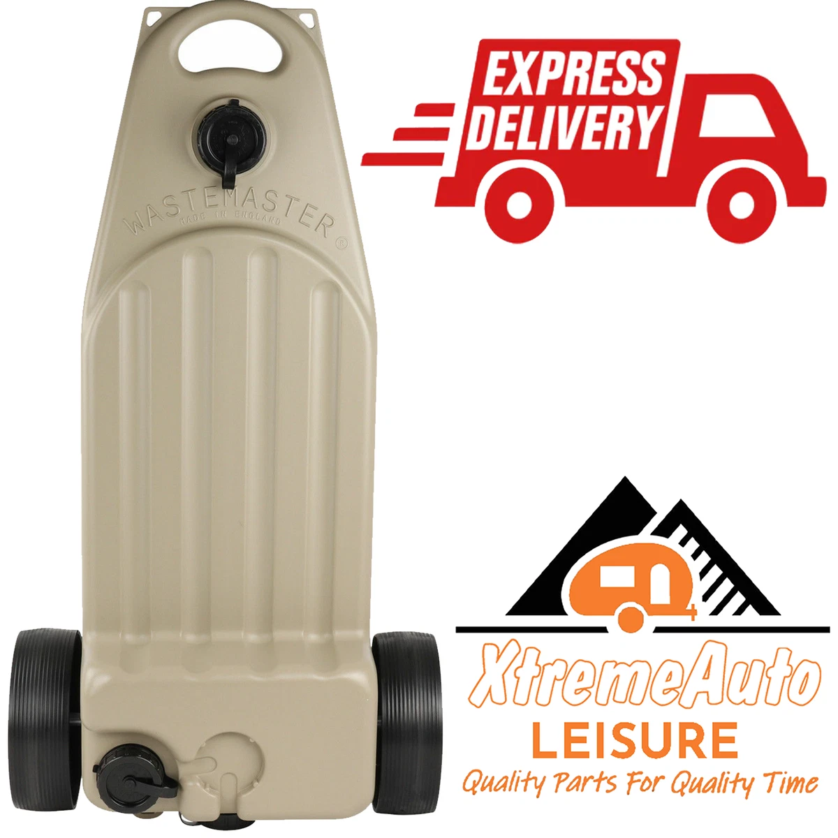 Genuine Wastemaster 38L Waste Water Beige Carrier Motorhome or  