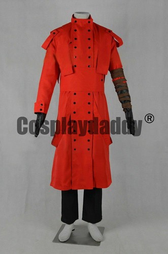 Costume cosplay Trigun il tifone umanoide Vash the Stampede vestito rosso - Foto 3 di 14