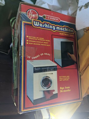 Casdon Toy Washing Machine *working* Hoover Electron 1100 Retro Vintage 1980's | eBay