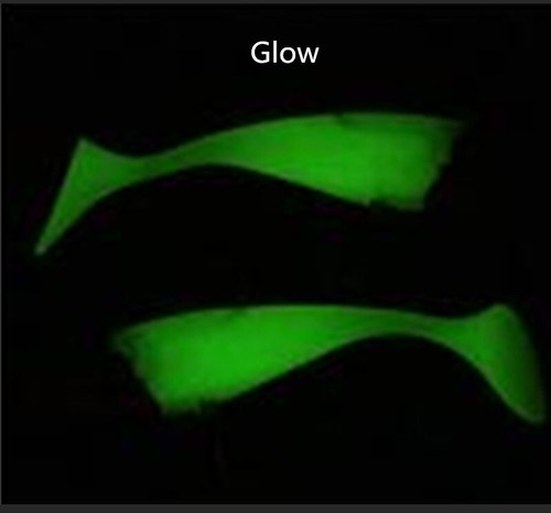 5PCS Glow Soft Fishing Lure Luminous Trolling 20g Jigs Minnow Swimbait Saltwater - Picture 8 of 8