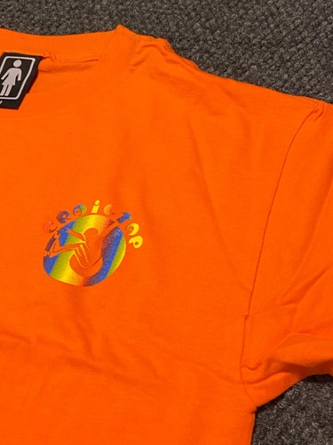 Camiseta Naranja Niña Patinetas Crailtap Punto Com Talla M Nueva Stock Antiguo De Colección Sk8 - Imagen 5 de 14