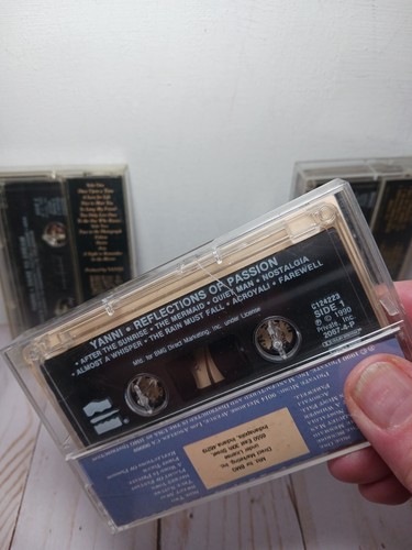 3 Yanni cassettes, Reflections Of Passion,Live At Acropolis, & Dare To Dream - Picture 3 of 10