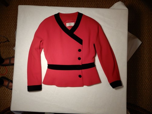 Vintage Valentino Anzug Wolle und Samt - Bild 2 von 4