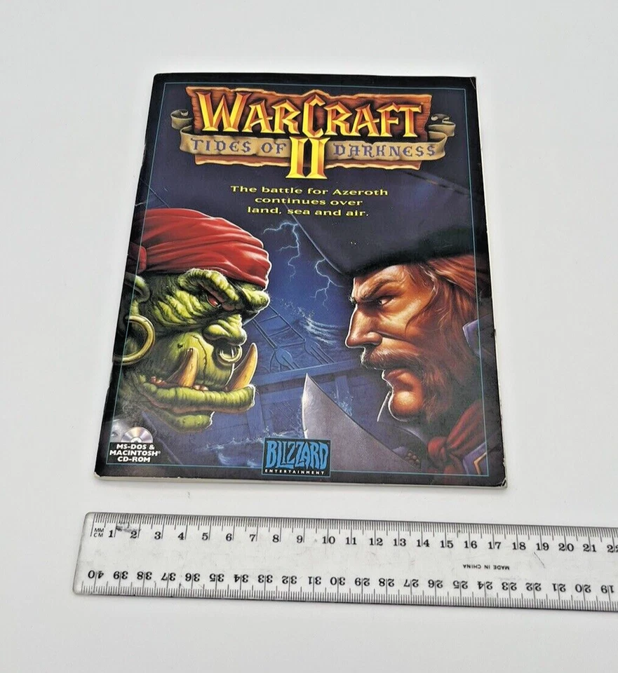 WarCraft II Tides of Darkness (PC/Mac Dos 2, 1995) Manual Guide Book ONLY - Image 4 of 4