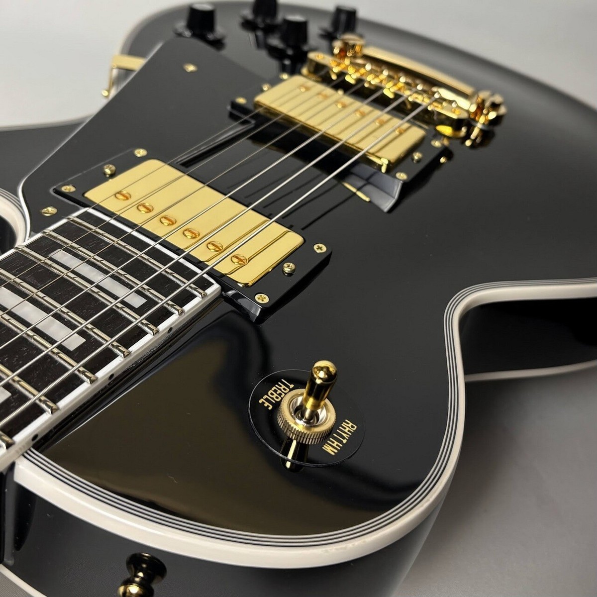 Edwards Les Paul Custom Black E-LP-CTM Electric Guitar