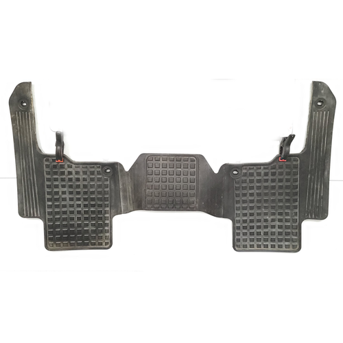 Alfombrilla de goma trasera entrelazada negra Land Rover LR3 / LR 2005-2009 OEM