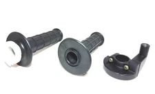 HAND GRIPS THROTTLE HOUSING CLAMP SET FOR HONDA CRF50 CRF70 XR50 DIRT BIKE