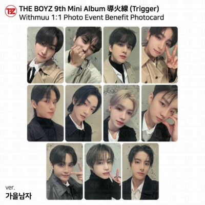 The Boyz 9th Mini Album 導火線 TRIGGER Withmuu 1:1 Photo