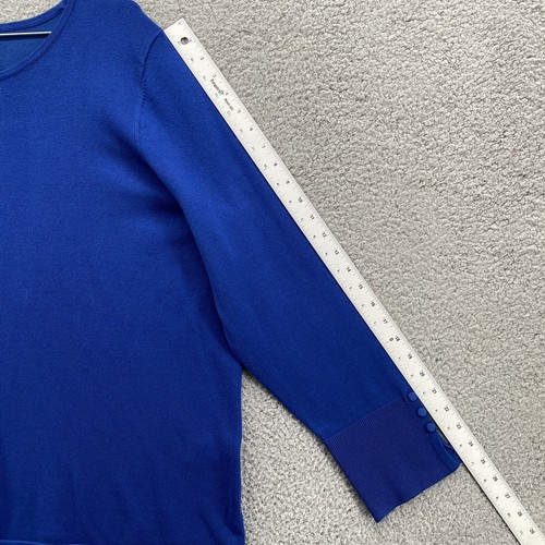 Chicos Gr. 4 Pullover Pulli Knopfleiste blau - Bild 3 von 8