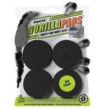 GorillaPads CB144 Non Slip Furniture Pads/Grippers Set of 8 Furniture Feet Fl...