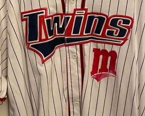 Starter MINNESOTA TWINS KIRBY PUCKETT #34 Herren Gr. XXL gestreift MLB Trikot - Bild 4 von 5
