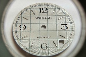 Cartier Watch Part Parts Automatic Gold Markers 26mm White Dial Genuine New Ebay