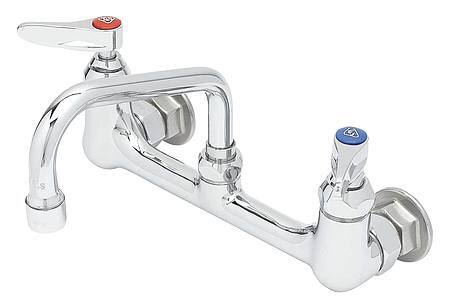 T&S BRASS B-0232 Low Arc,Chrome,T&S,Brass,23.09gpm 4XKK3 - Picture 2 of 2