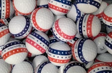 12 TaylorMade Tour Response Golf Balls - USA Stripes - 4A/5A