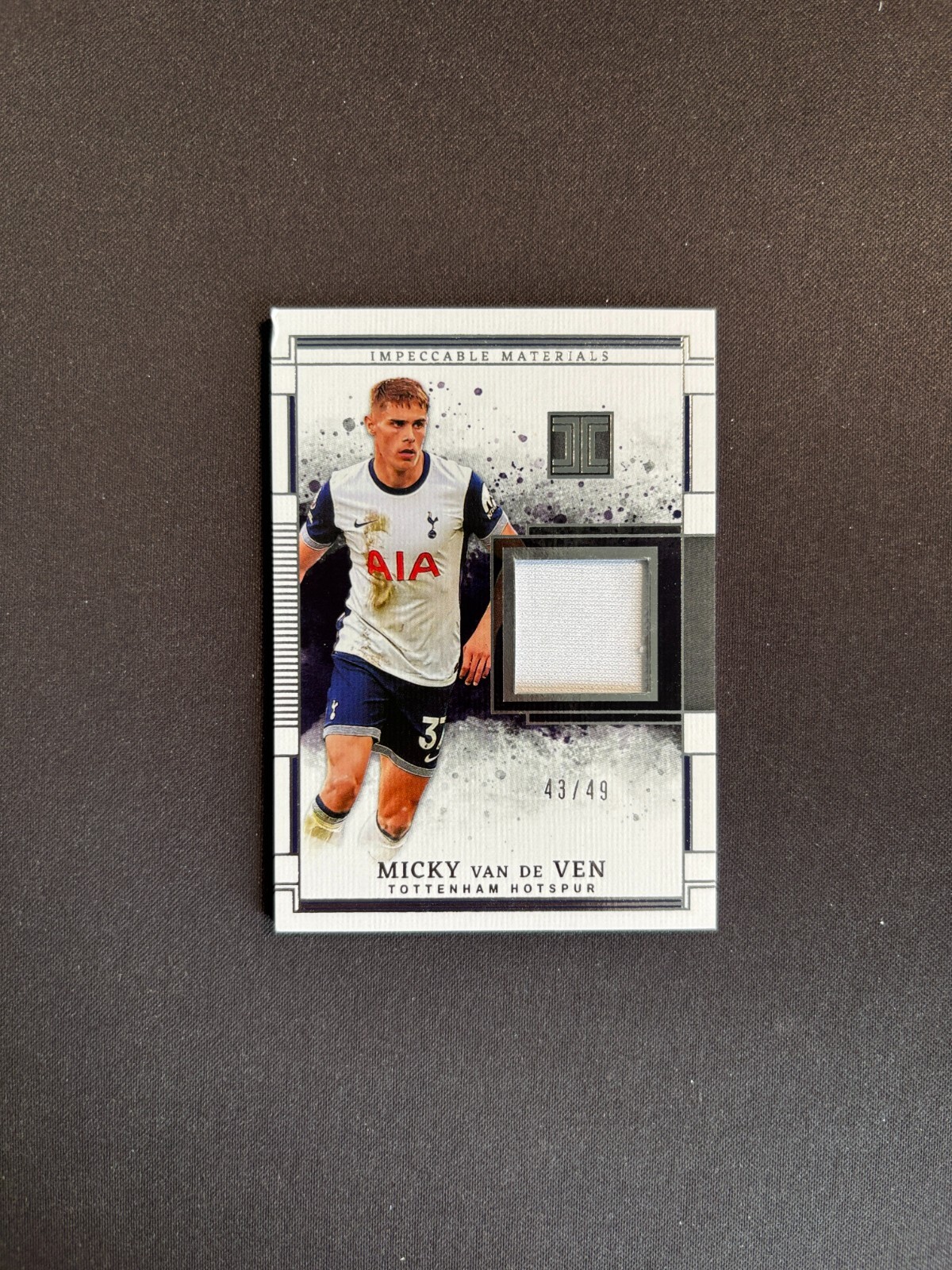 2024-25 Impeccable Premier League Micky Van De Ven Jersey Card 43/49 BJLB