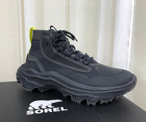Neu im Karton Sorel Kinetic Breakthru Venture Mid wasserdichte Sneaker US 8/EUR 39 schwarz Jet - Bild 2 von 24
