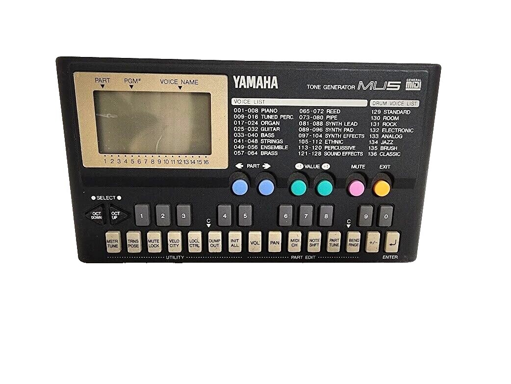 YAMAHA MIDI音源 MU50O YAMAHA MU50 Tone Generator Sound Module MiDI sound source | eBay
