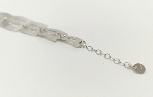 Bracciale 1987 I Think Donna Argento 925 since stile Gucci - Foto 3 di 3