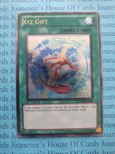 Xyz Gift PHSW-EN049 Ultimate Rare Yu-Gi-Oh Card 1st Edition New - Picture 1 of 3