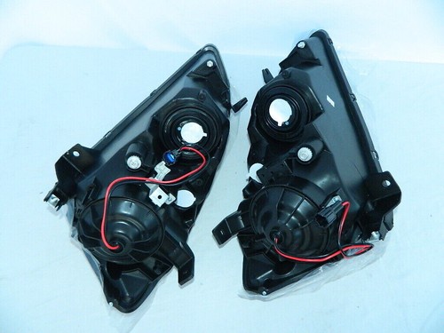 HEADLIGHT ASSEMBLY FOR 2005 2006 for NISSAN ALTIMA 4 DOOR BLACK SEDAN PAIR - Picture 4 of 6