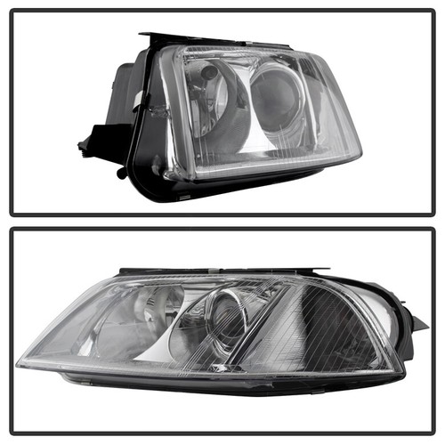 2001-2005 VW Passat Replacement Projector Headlights Headlamps Pair Left+Right - Picture 3 of 6