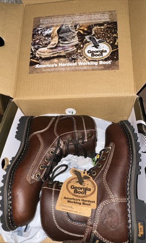 GEORGIA Botas de Trabajo Leñador 7” AMP LT Puntera de Aleación Impermeables GB00428 Para Mujer Talla 7M - Imagen 1 de 20