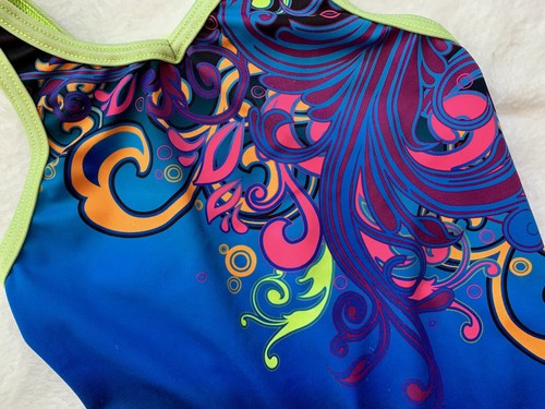 Camiseta sin mangas Aly Raisman GK ELITE Leotardo de gimnasia “COLOR ME TRUST” OMBRÉ Talla: CS - Imagen 5 de 7